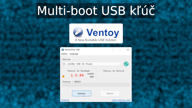 Ako vytvoriť multi-boot USB kľúč