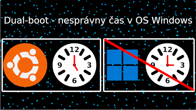 Dual-boot - nesprávny čas v OS Windows