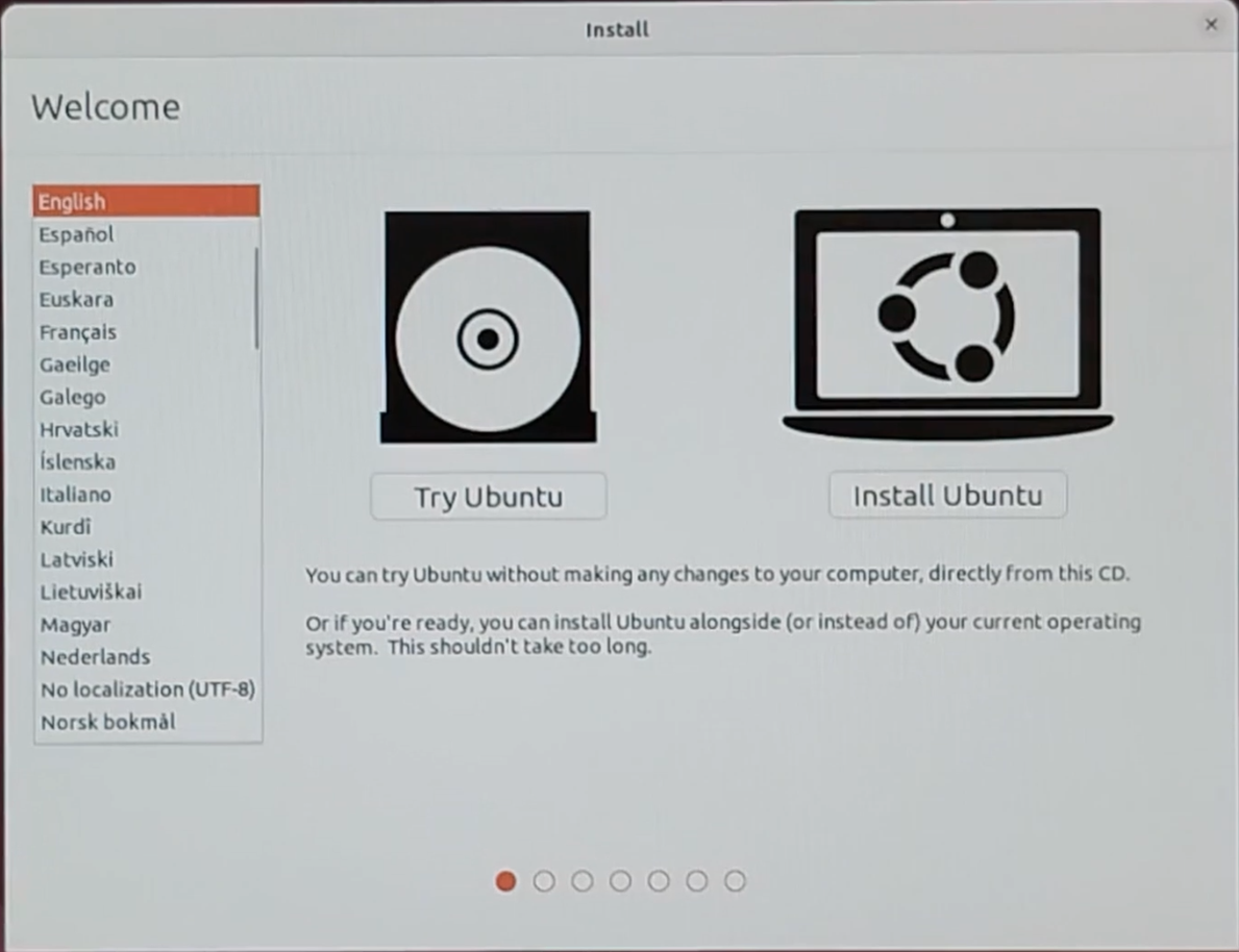 Inštalačný program pre operačný systém Linux Ubuntu